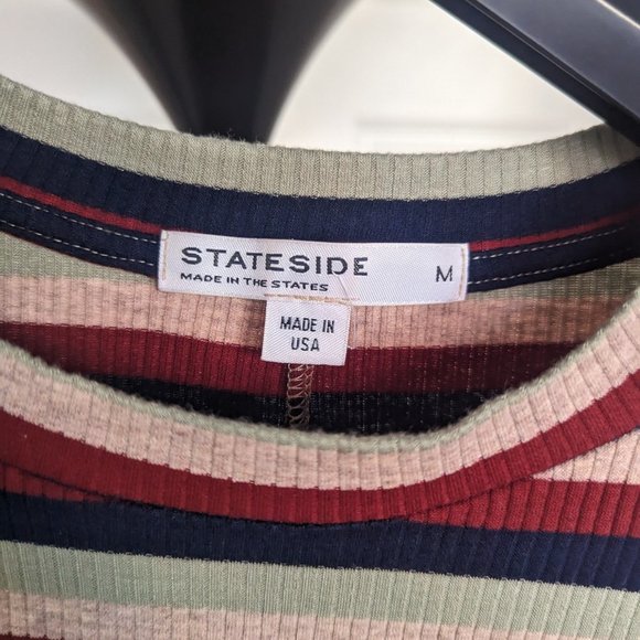 Stateside mini strechy stripped sz M - Picture 3 of 5